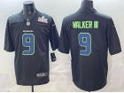 Seattle Seahawks #9 Kenneth Walker III Black Super Bowl Limited Jersey