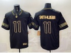 Seattle Seahawks #11 Jaxon Smith-Njigba Black Golden Limited Jersey