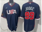 Team USA #99 Aaron Judge Navy 2026 World Baseball Classic Jersey