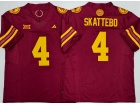 Arizona State Sun Devils #4 Cam Skattebo Red Jersey