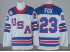 Team USA #23 Adam Fox White 2026 Winter Olympics Jersey