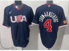 Team USA #4 Pete Crow-Armstrong Navy 2026 World Baseball Classic Jersey