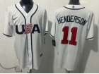 Team USA #11 Gunnar Henderson White 2026 World Baseball Classic Jersey