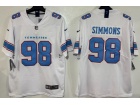 Tennessee Titans #98 Jeffery Simmons 2026 White Vapor Limited Jersey