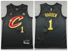 Cleveland Cavaliers #1 James Harden Black Jersey