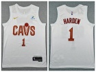 Cleveland Cavaliers #1 James Harden White Jersey