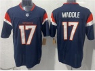 Denver Broncos #17 Jaylen Waddle Navy F.U.S.E Limited Jersey
