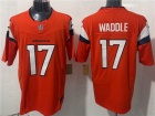 Denver Broncos #17 Jaylen Waddle Orange F.U.S.E Limited Jersey