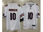 Chicago Bears #10 Luther Burden III White Vapor Limited Jersey