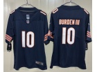 Chicago Bears #10 Luther Burden III Navy Vapor Limited Jersey