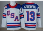 Team USA #13 Johnny Gaudreau White 2026 Winter Olympic Jersey