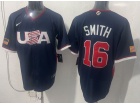 Team USA #16 Will Smith Navy 2026 World Baseball Classic Jersey