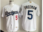 Los Angeles Dodgers #5 Freddie Freeman White 2026 Gold Collection Jersey
