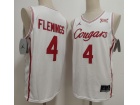 Houston Cougars #4 Kingston Flemings White Jersey 