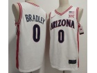 Arizona Wildcats #0 Jaden Bradley White Jersey