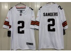 Cleveland Browns #2 Shedeur Sanders White Vapor Limited Jersey