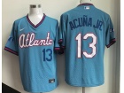 Atlanta Braves #13 Ronald Acuna Jr. Light Blue 2026 City Connect Jersey