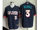 San Diego Padres #3 Jackson Merrill Navy 2026 City Connect Jersey
