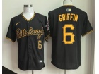 Pittsburgh Pirates #6 Konnor Griffin Black Alternate Jersey