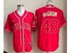Texas Rangers #48 Jacob Degrom Red 2026 City Connect Jersey