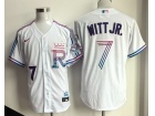 Kansas City Royals #7 Bobby Witt Jr. White 2026 City Connect Jersey