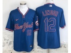 New York Mets #12 Francisco Lindor Royal Alternate Limited Player Jersey