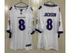 Baltimore Ravens #8 Lamar Jackson 2026 White Limited Jersey