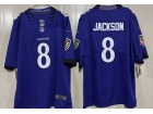 Baltimore Ravens #8 Lamar Jackson 2026 Purple Limited Jersey