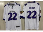 Baltimore Ravens #22 Derrick Henry 2026 White Limited Jersey