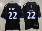Baltimore Ravens #22 Derrick Henry 2026 Black Limited Jersey