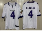 Baltimore Ravens #4 Zay Flowers 2026 White Limited Jersey