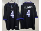 Baltimore Ravens #4 Zay Flowers 2026 Black Limited Jersey