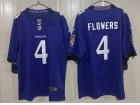 Baltimore Ravens #4 Zay Flowers 2026 Purple Limited Jersey