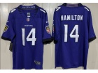 Baltimore Ravens #14 Kyle Hamilton 2026 Purple Limited Jersey