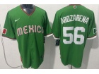 Team Mexica #56 Randy Arozarena Green World Baseball Classic Jersey