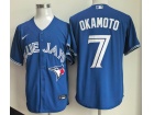 Toronto Blue Jays #7 Kazuma Okamoto Blue Cool Base Jersey