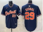 Detroit Tigers #29 Tarik Skubal 2026 Navy Jersey