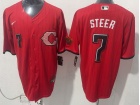 Cincinnati Reds #7 Spencer Steer Red 2026 City Connect Jersey