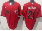 Cincinnati Reds #21 Hunter Greene Red 2026 City Connect Jersey