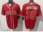 Texas Rangers #36 Wyatt Langford Red 2026 City Connect Jersey