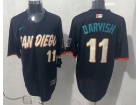 San Diego Padres #11 Yu Darvish Navy 2026 City Connect Jersey