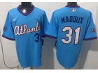 Atlanta Braves #31 Greg Maddux Light Blue 2026 City Connect Jersey