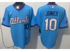 Atlanta Braves #10 Chipper Jones Light Blue 2026 City Connect Jersey