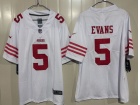 San Francisco 49ers #5 Mike Evans White Vapor Limited Jersey