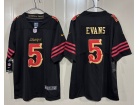 San Francisco 49ers #5 Mike Evans Rivalry Black Limited Jersey  