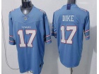 Tennessee Titans #17 Chimere Dike 2026 Light Blue Limited Jersey