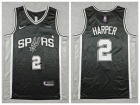 San Antonio Spurs #2 Dylan Harper Black Jersey