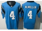 Carolina Panthers #4 Tetairoa McMillan Blue Limited Jersey