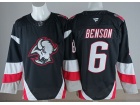 Fanatics Buffalo Sabres #6 Zach Benson Black 2023 Reverse Jersey