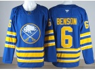 Fanatics Buffalo Sabres #6 Zach Benson Blue Jersey